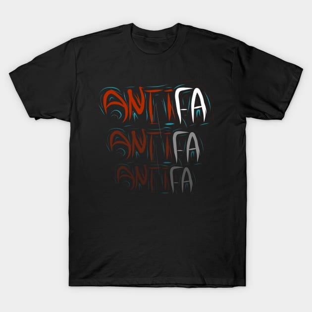 Antifa T-Shirt by daghlashassan